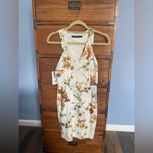 Zara Floral Print Sleeveless Dress